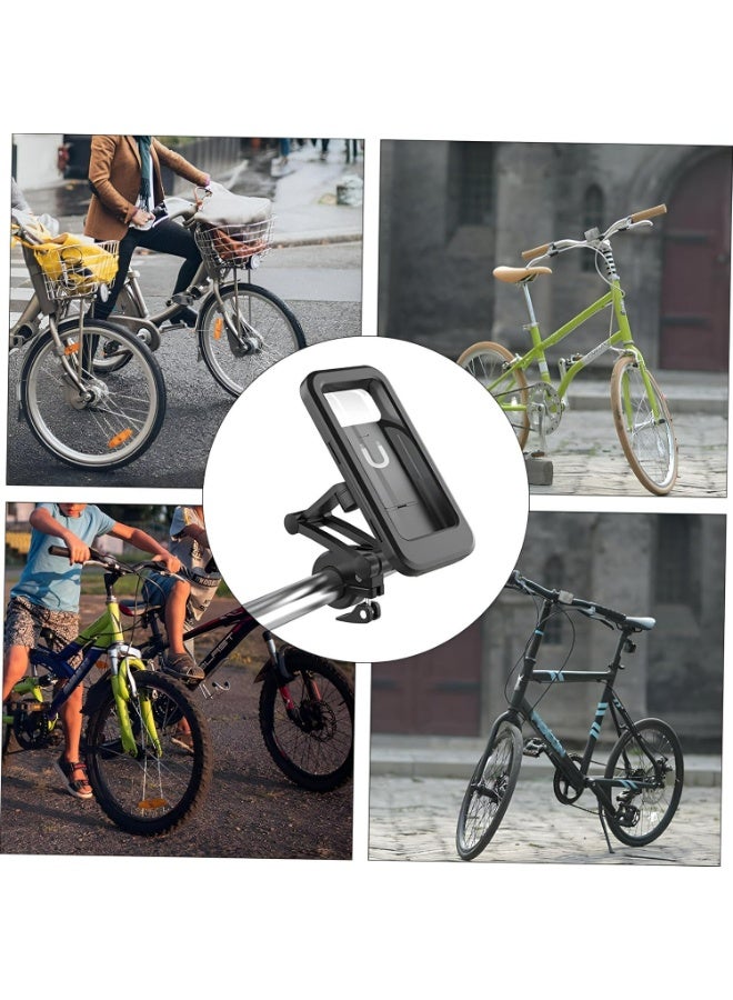 Cycling Phone Case - Waterproof Bicycle Mount with Auto-Telescopic Adjustment and 360° Rotation, Perfect for Smartphones and Navigation During Outdoor Rides - Image 5